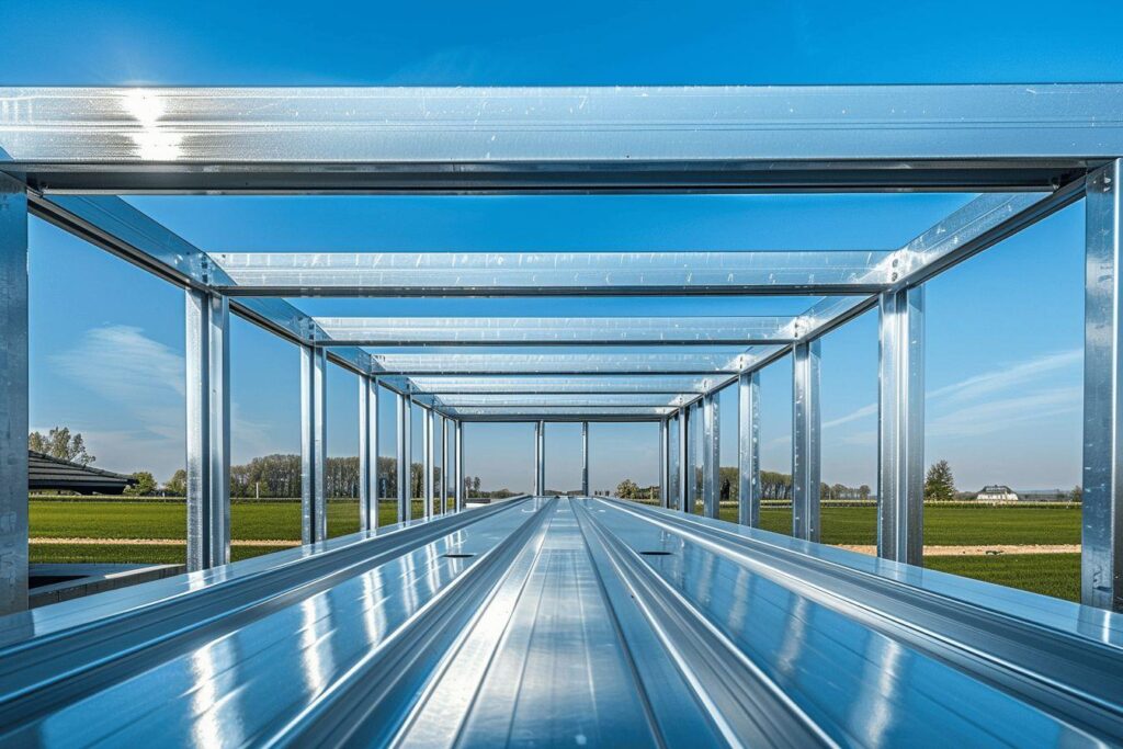 Charpente métallique pour maison : avantages, prix et construction d'une ossature en métal