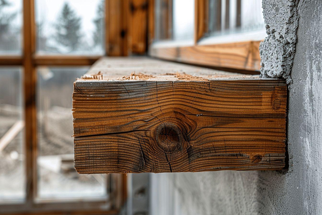 Linteau fenêtre préfabriqué, bois ou béton pour fenêtres et portes — free download