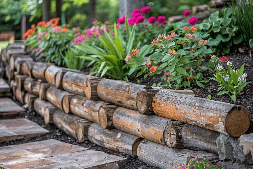 Construire un mur de soutènement en bois : idées et conseils pour une retenue de terre sur mesure