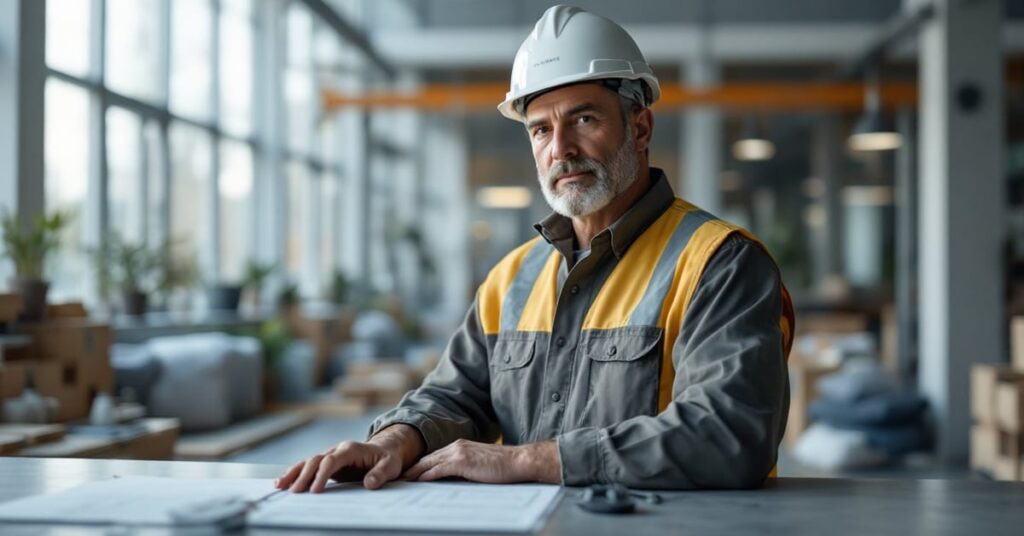 Professionnel du bâtiment sur chantier, mutuelle BTP et complémentaire santé pour artisans