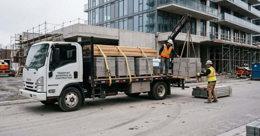 Maîtriser le transport de matériaux de construction - transport materiaux de construction